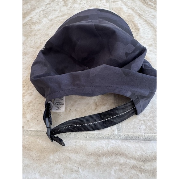 Lululemon‎ Women's Baller Hat Black Asphalt Camo Running Training - Picture 5 of 6